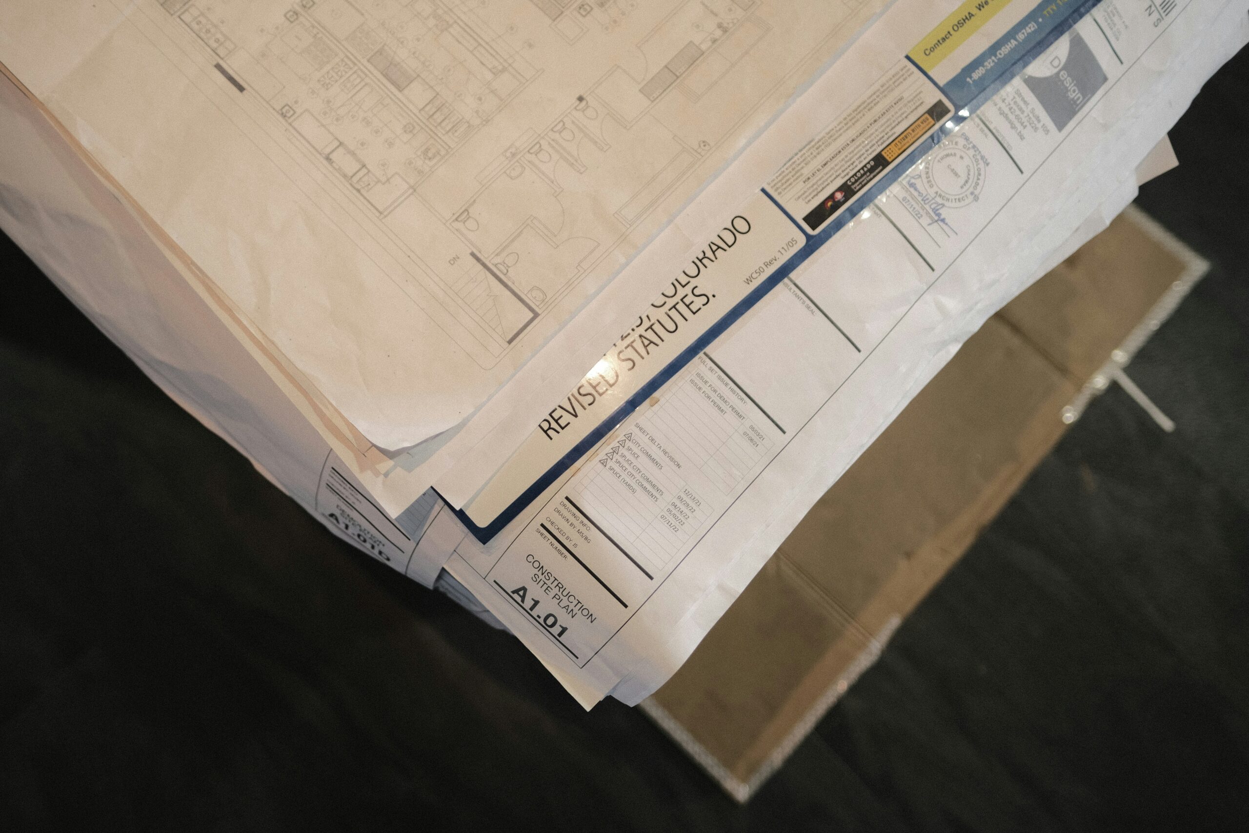documentation for construction