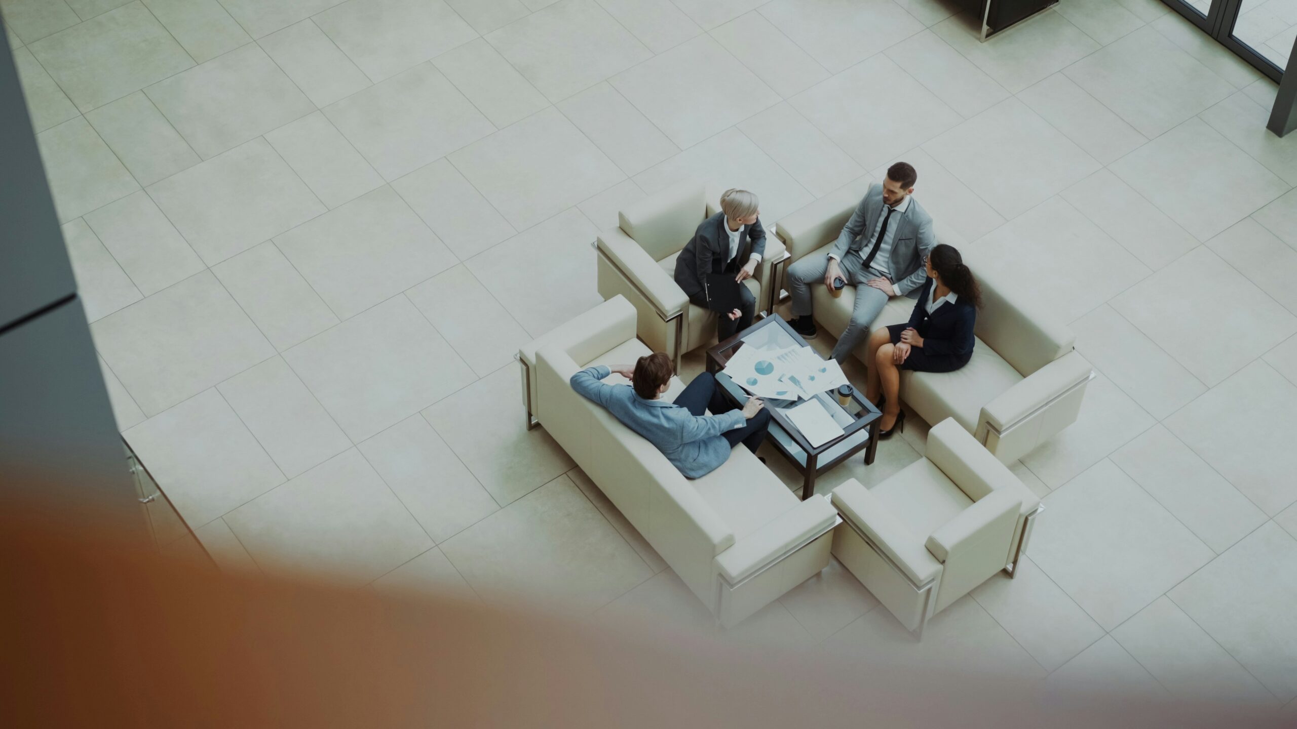 team discussing how to write an rfp