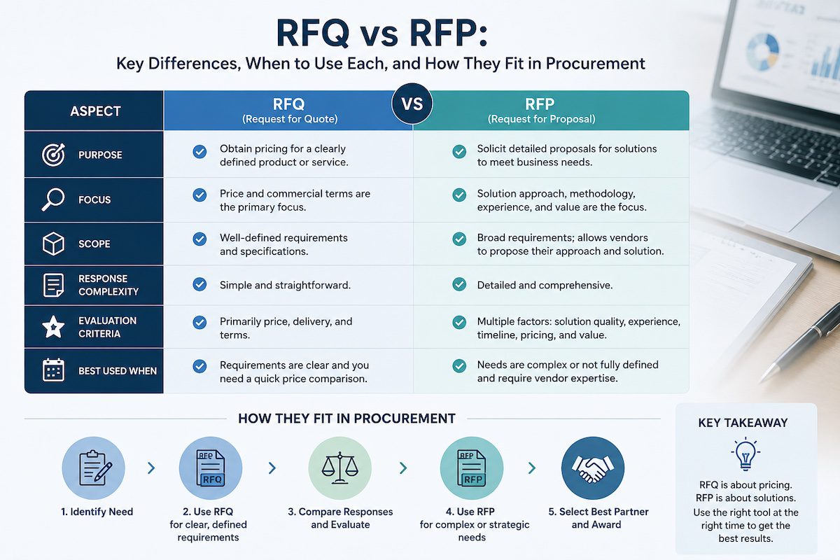 rfq vs rfp infographic