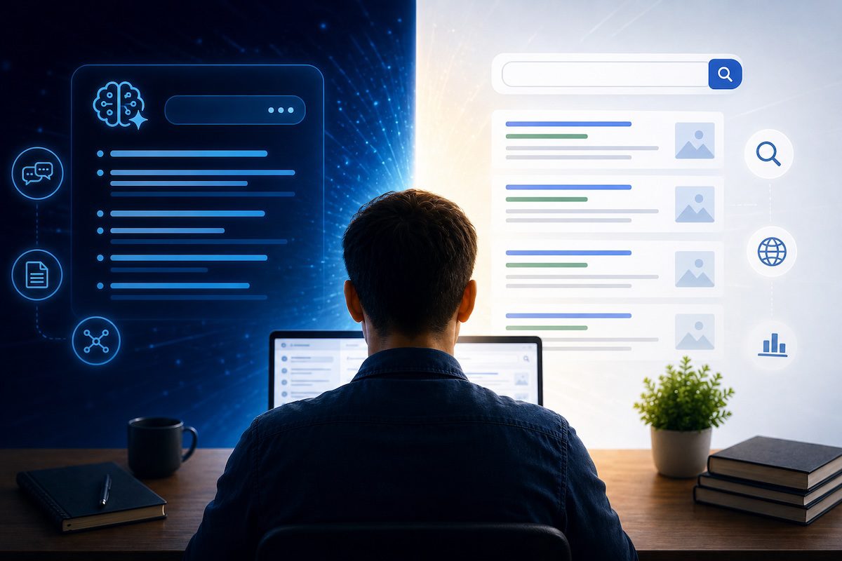 AI Search vs Organic Search Visibility