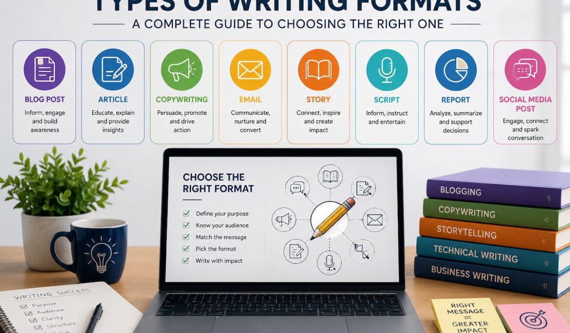 Types of Writing Formats: A Complete Guide to Choosing the Right One