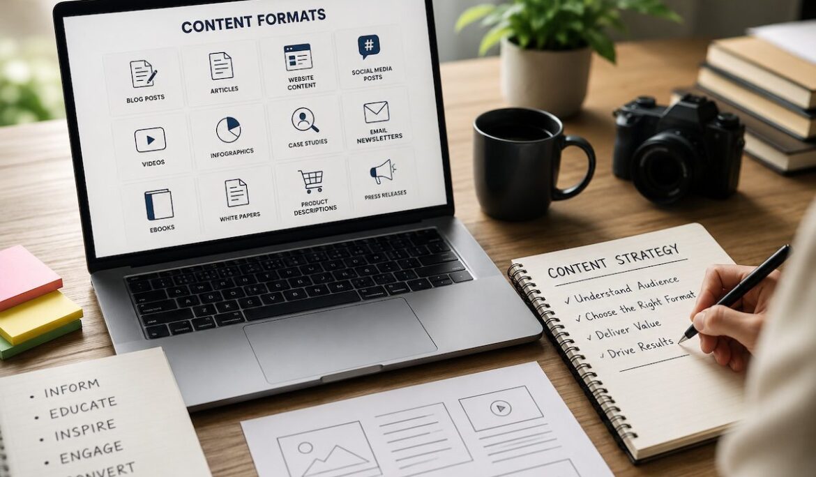 Types of Content Writing: 12 Formats, Who Writes Them, and When to Use Each