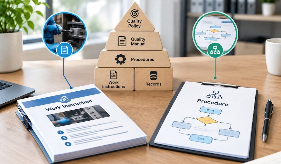 Work Instruction vs Procedure: Where Each Sits in Your Quality System